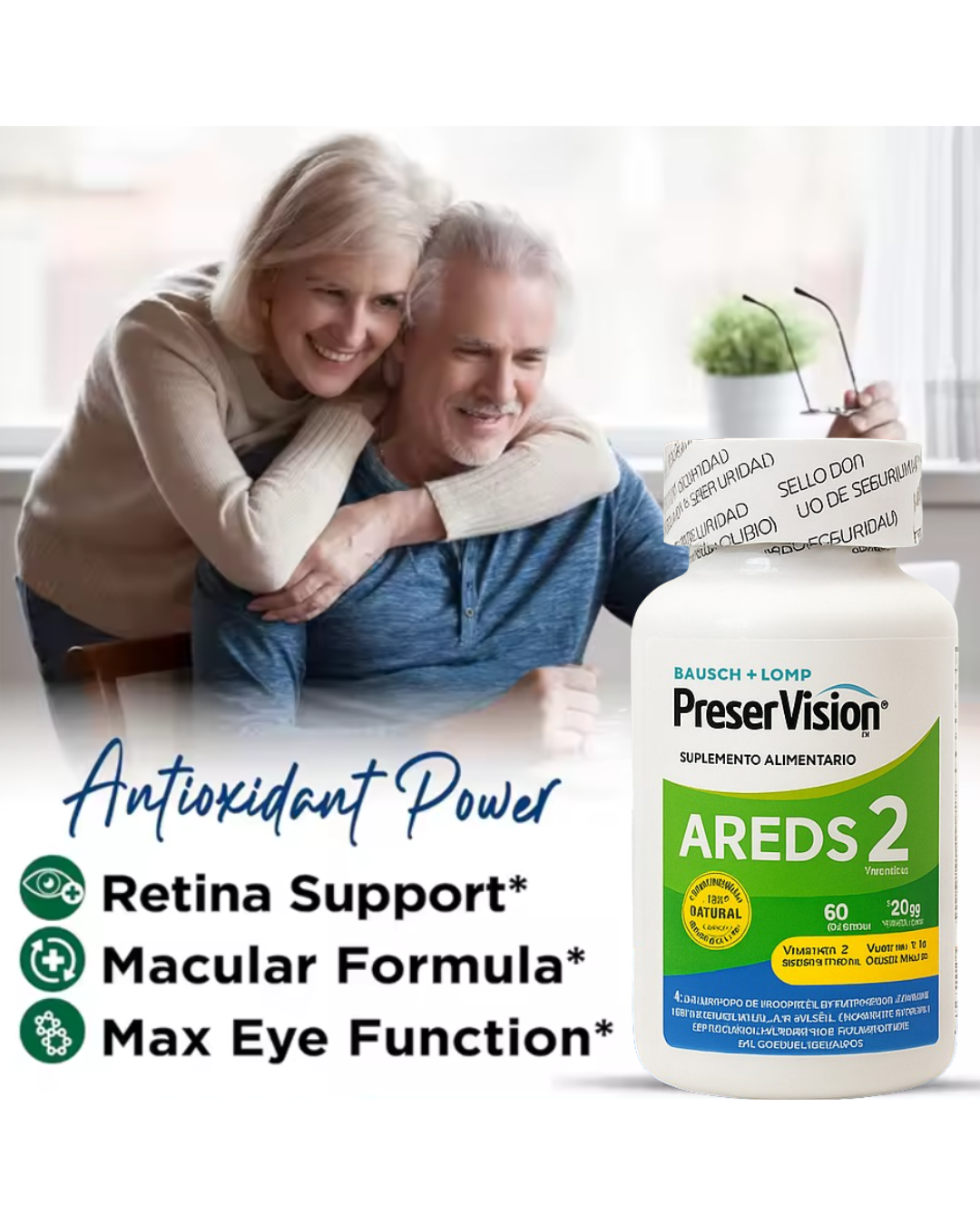 Preservision Areds 2 Suplemento Visual Salud Ocular - 60 Caps