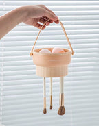 Limpia y seca tus brochas de maquillaje fácilmente