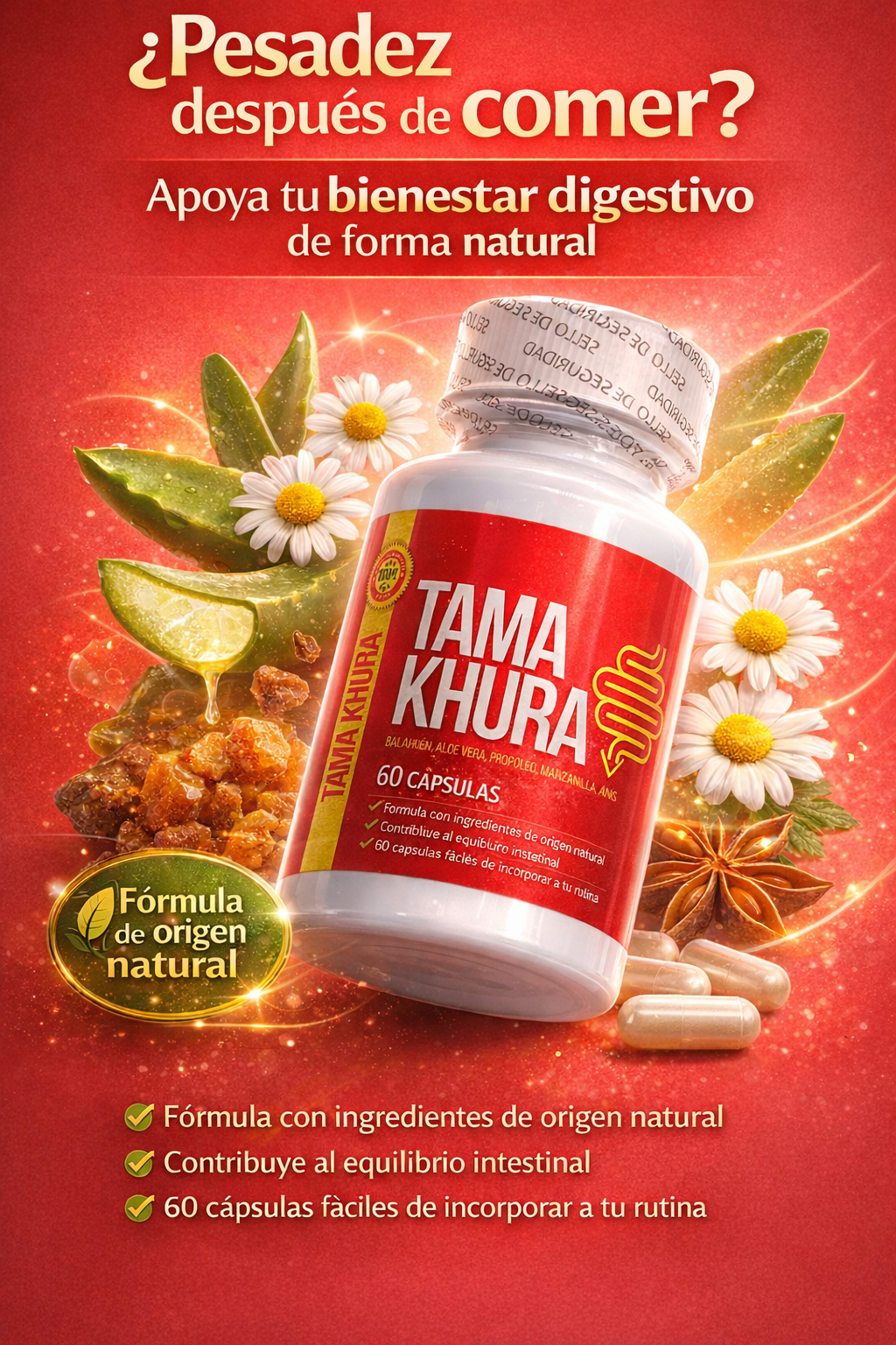 Bienestar digestivo con Tamakhura Limpieza de Colon