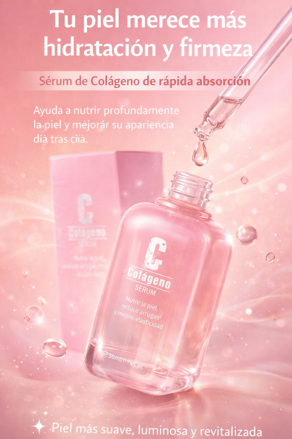 Sérum de Colágeno para una piel más hidratada y luminosa