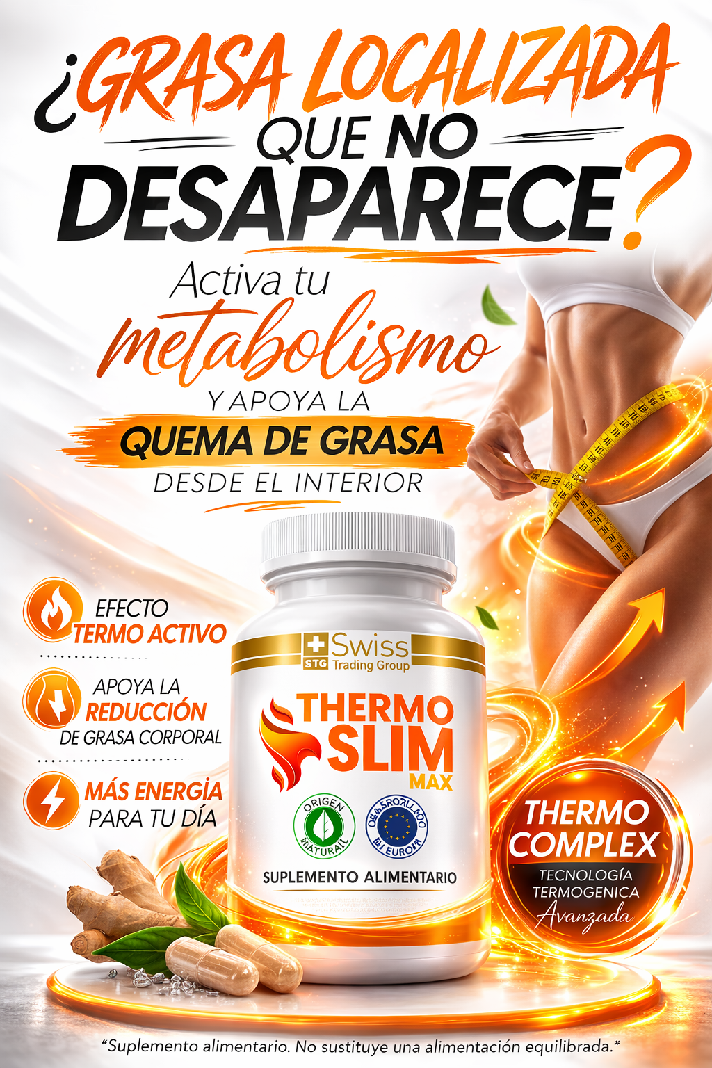 Thermo Slim Max Derrite Grasa Abdominal