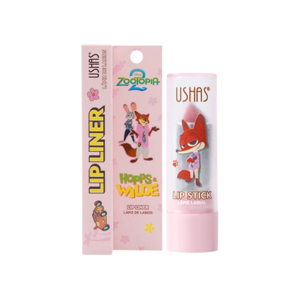 Set de labios: Labial barra mate + delineador zootopia