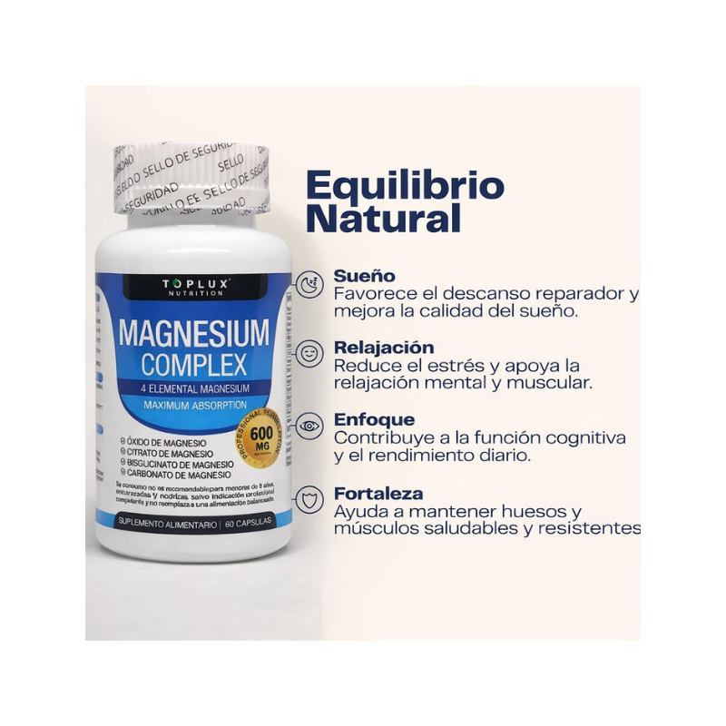 Magnesium Complex 600mg - 60 Cap