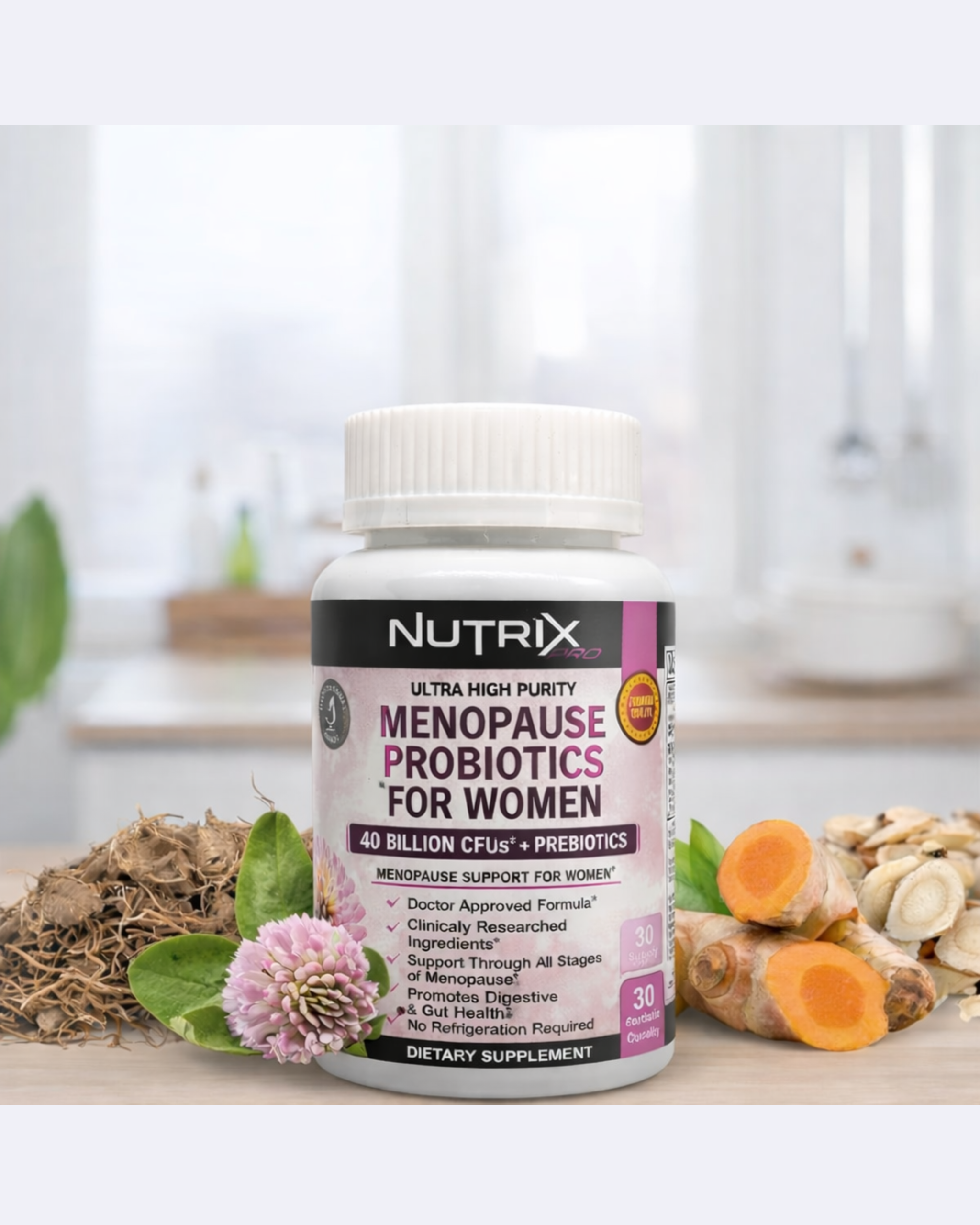 “Probiotic para la Menopausia – Apoya tu bienestar femenino”