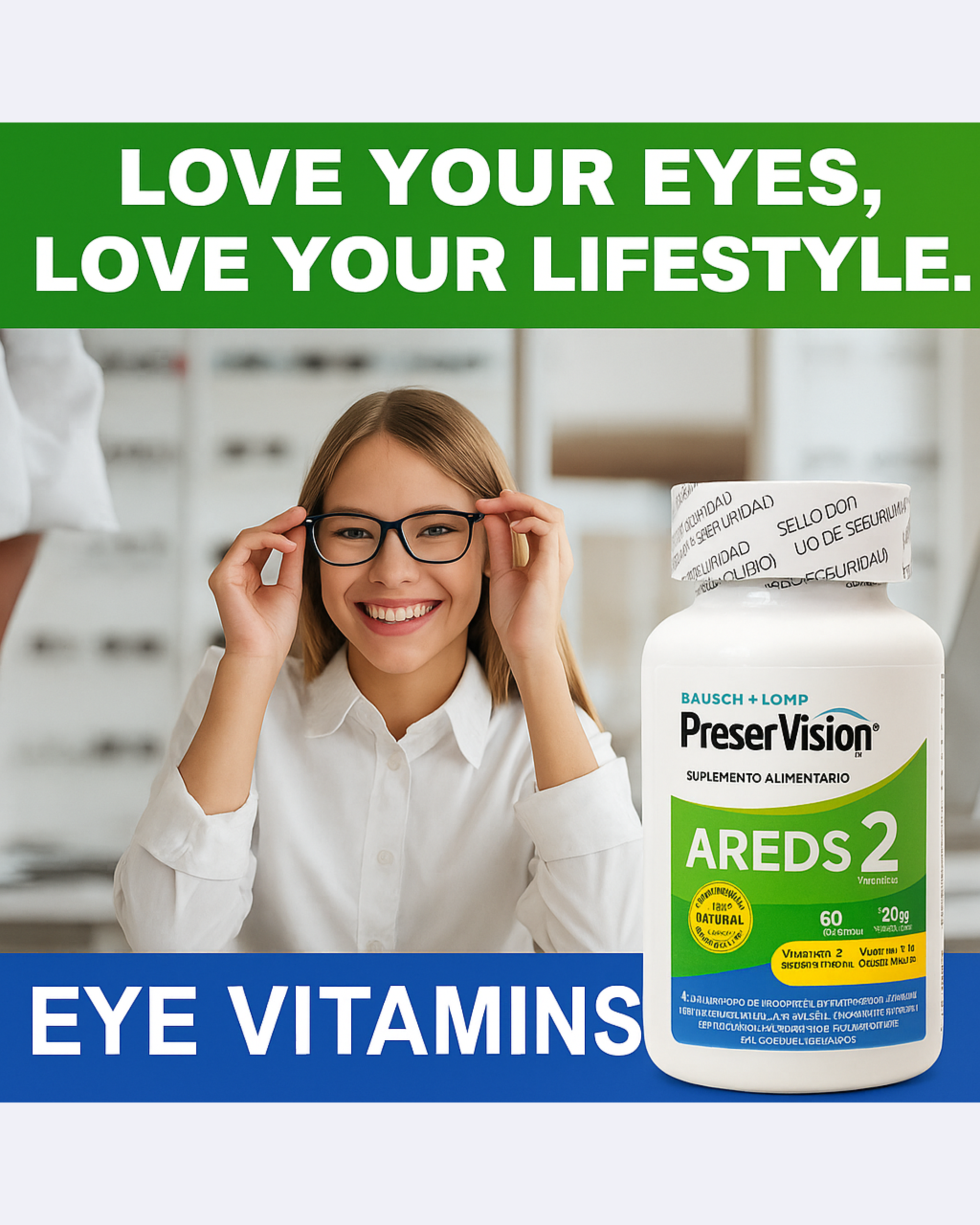 Preservision Areds 2 Suplemento Visual Salud Ocular - 60 Caps
