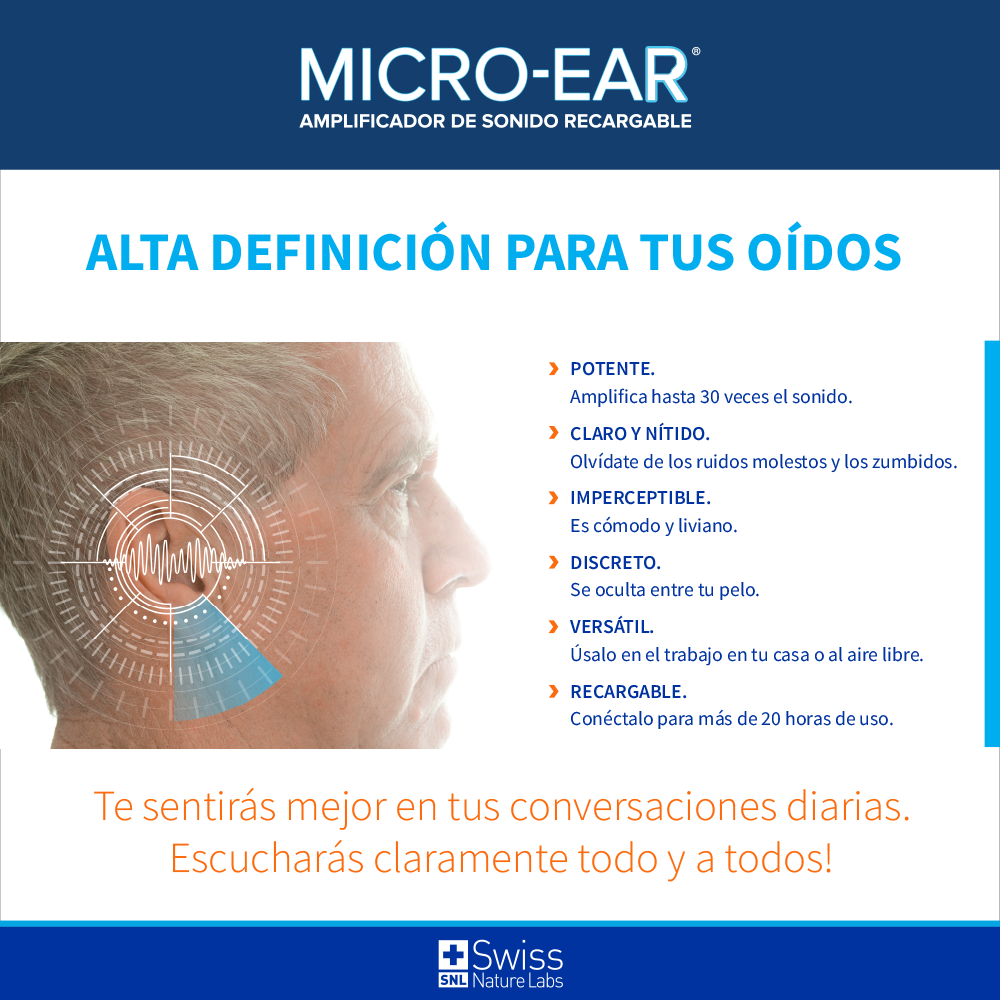 MicroEar Amplificador Auditivo x 2