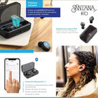 Santana Rio Auriculares Bluetooth 5.1